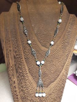 Handmade Filigree beaded necklace