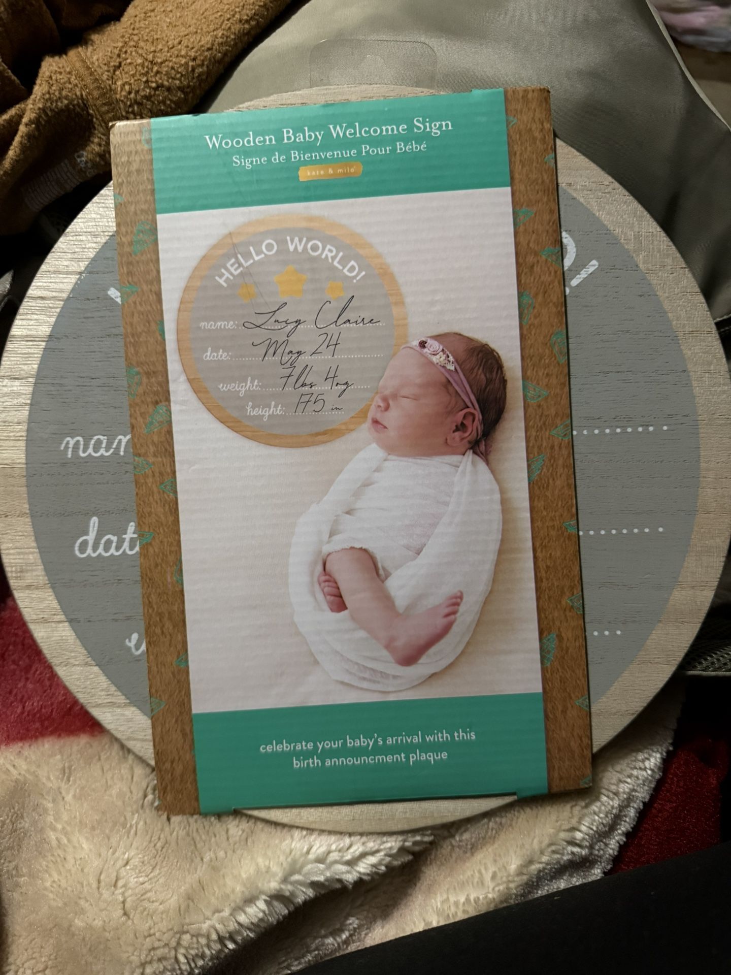 Baby Welcome Sign 