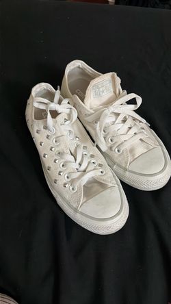 studded y2k white converse