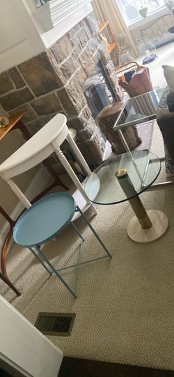 High-end Sidetables. Lamps New 5x7 Rug Desk Prices $35-$80