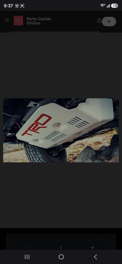 Toyota Front OEM TRD Skid Plate