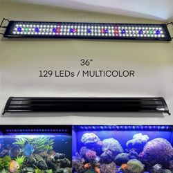 36" Full Spectrum LED Aquarium Light Reef Coral Marine Fish Tank Light
