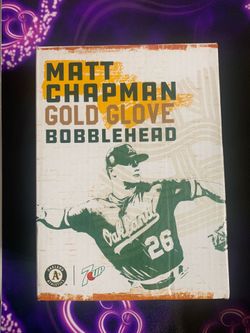 Matt Chapman Gold Glove Oakland A's Bobblehead