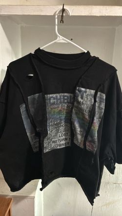 Black Distressed Graphic tee