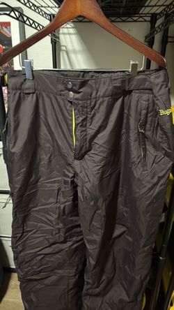 Columbia Bugaboo Snow Pants Black with Yellow Accents