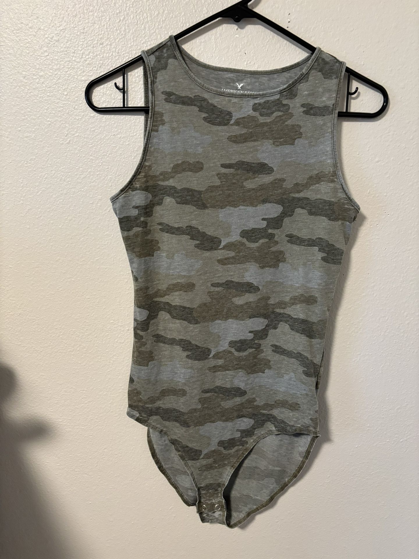 Womens American Eagle Camo Bodysuit