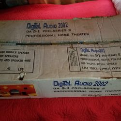 Digital Audio 2002 DA 5.1 Pro Series 2 Professional Home Theatre Black