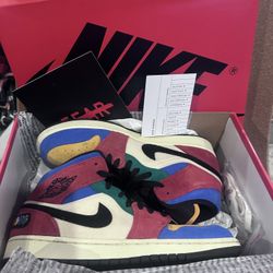 AIR JORDAN 1 MID SE Fearless 9.5 brand new sneakers the great cu2805 Michael Jordan