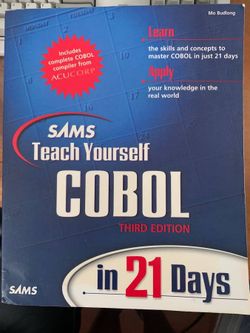 Lot of four (4) COBOL books: the “COBOL Haul”