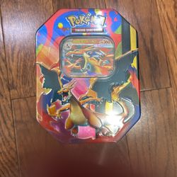 Mega Charizard Y Tin - 4 Packs