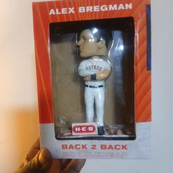 Alex Bregman Back 2 Back Bobble Head