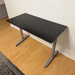 IKEA GALANT Adjustable Office Desk (Black/Brown) | Heavy Duty