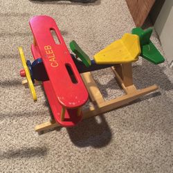 Airplane Child Rocker