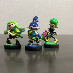 3x Splatoon Amiibos
