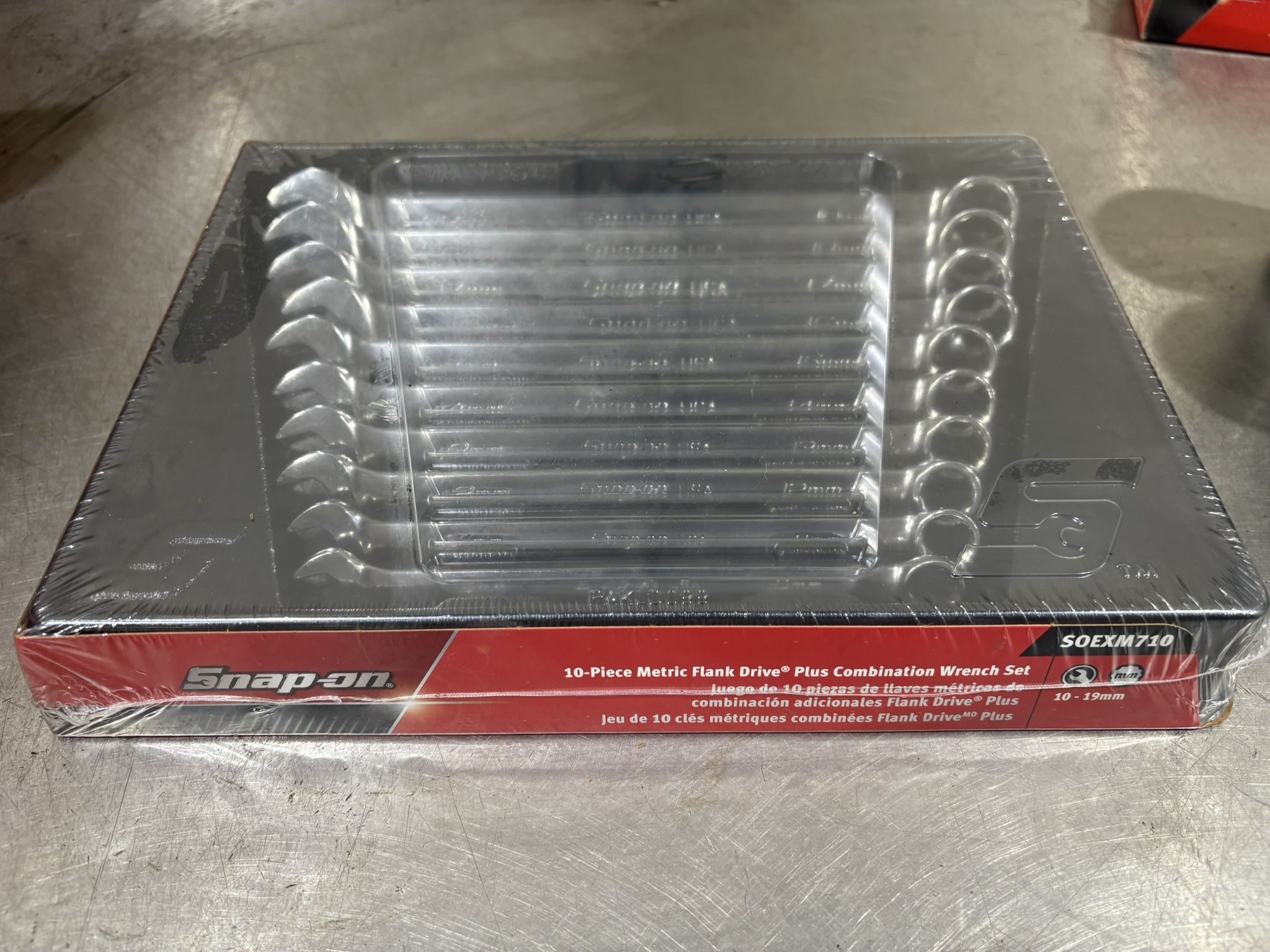 Snap On 10pc Metric 12-point Flank Drive Set
