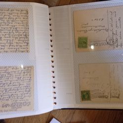 US POST CARD COVERS GREEN WASHINGTON FRANKLIN STAMPS POSTMARKED ANTIQUE VINTAGE RARE