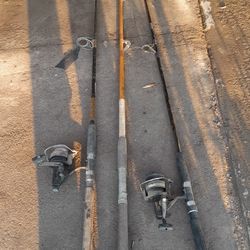 Fishing Poles, Tackle Box 