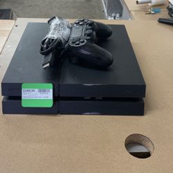 PS4 System With Controller And Cords