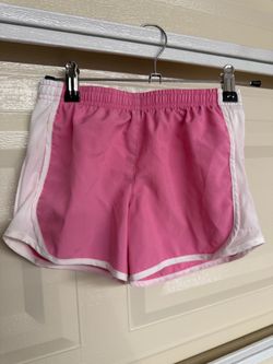 Girls Pink Athletic Running Shorts