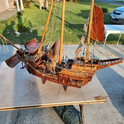 Wooden Model Ship