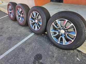20" CHEVY TAHOE RIMS & TIRES