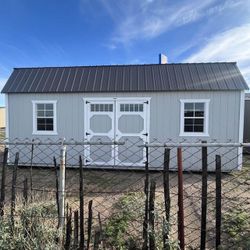 12x24 lofted storage shed