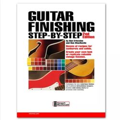 StewMac 5095 - Guitar Finishing Step-By-Step Instruction Book - Luthier Guitar Repair 