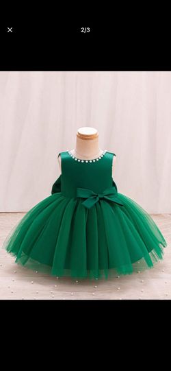 9/12 months Emerald green dress