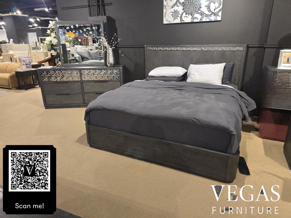 King-Bedroom-Set-4pc ✅ Delivery available ✅ Financing Options Available!✔️✨️No Credit Needed✔️✨️$0 Or $50 Down Payment✨️