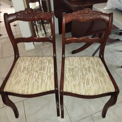 Set of 6 Antique Dining Chairs