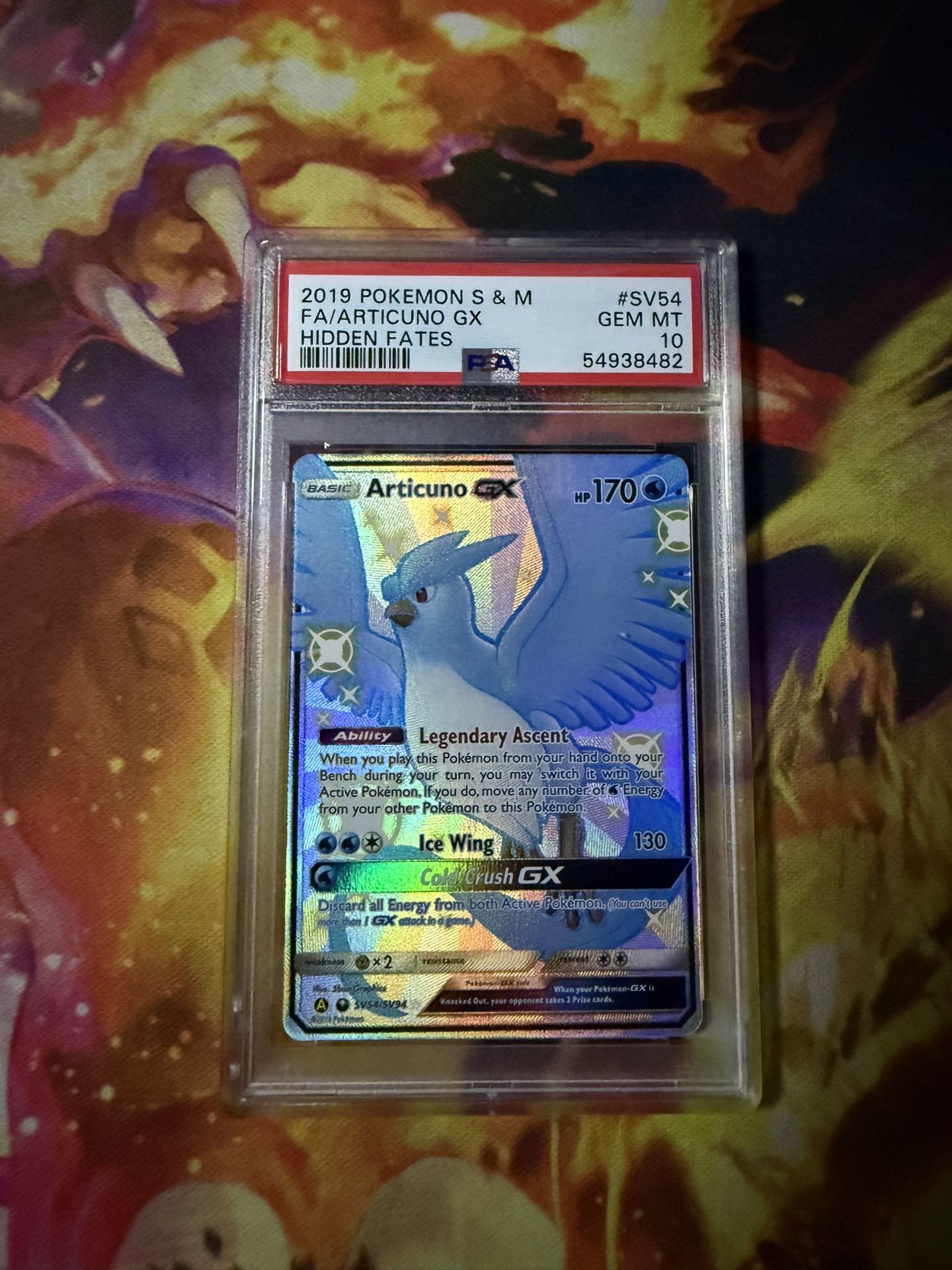 Articuno GX SV54 PSA 10