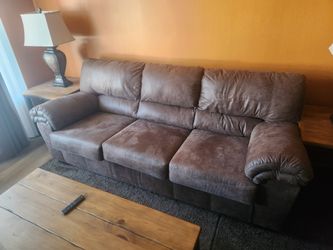 Ashley Faux Leather Sofa