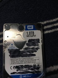 1 TB hardrive for laptop.