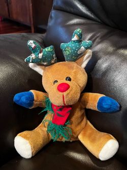 Plush Reindeer Decor