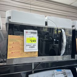 Smart 30 in. W 2 cu. ft. Over the Range Microwave with Easy-Clean 1,050-Watt in PrintProof Stainless Steel