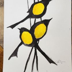 Watercolor Painting  11x15"