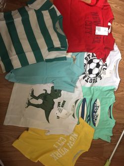 Boys size 1/2 H&M new 7 shirts