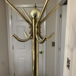 Brass Coat Rack