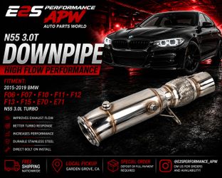 2015-2019 BMW N55 4" Performance Catless Downpipe | F06 F07 F10 F11 F12 F13 F15 E70 E71