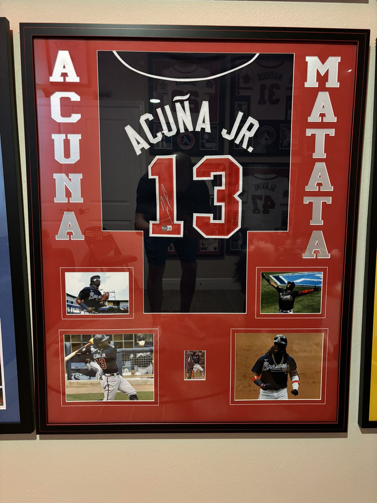 Ronald Acuna Autographed Jersey Authenticated