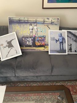 Bansky Wall Decor Art Pictures