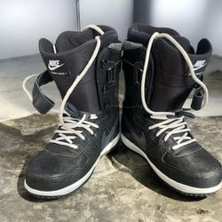 Nike Snowboarding Zoom Force 1 Snowboard Boots Black Croc
