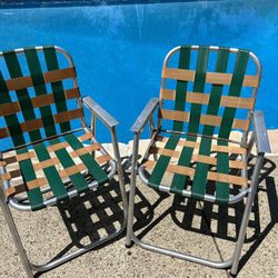  Vintage Strap Chairs