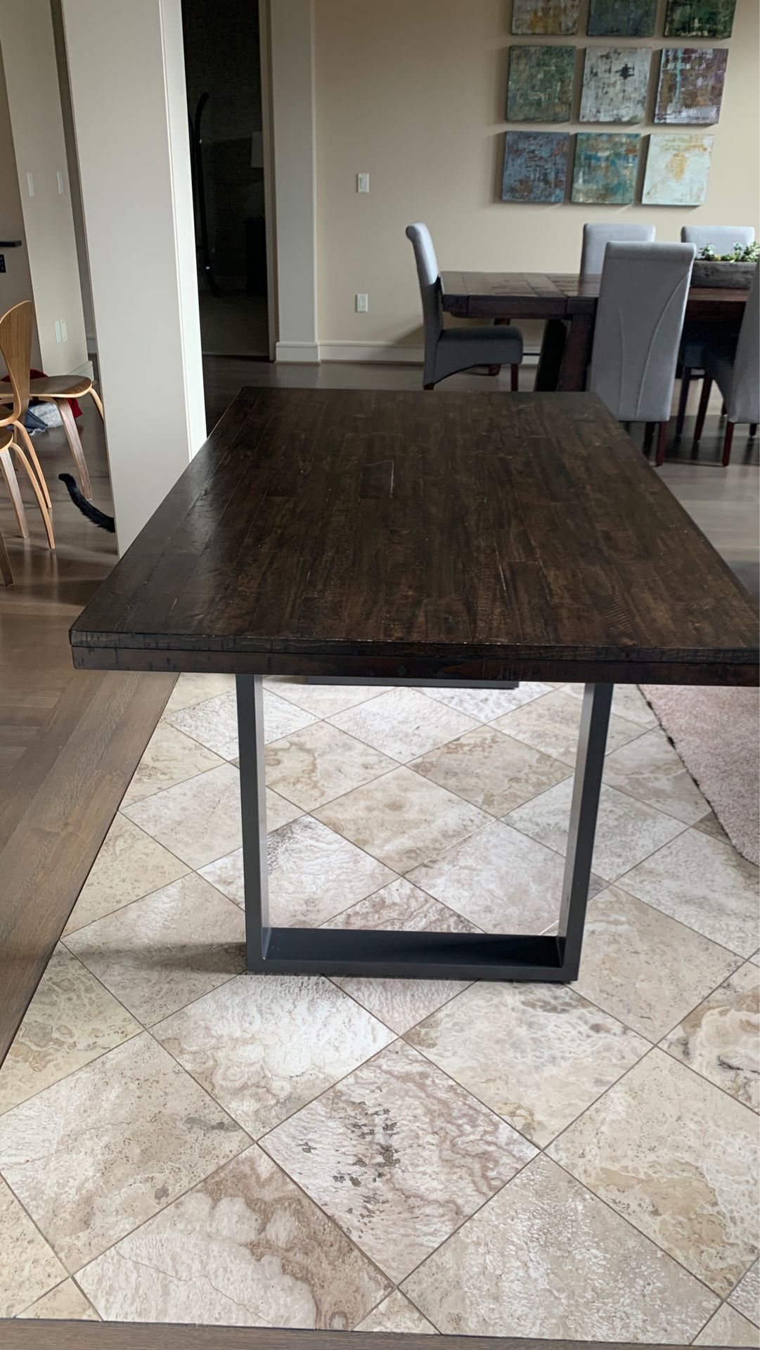 Modern Laminate wood dining table for Sale in Mercer Island, WA OfferUp