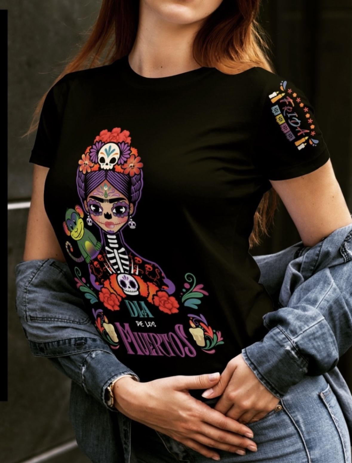 Womens's- Shirt “ Day Of The Dead”