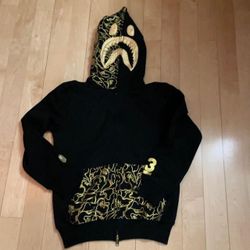 BATHING APE BAPE GOLD HOODIE 23rd Anniversary Hoodie SIZE XXL
