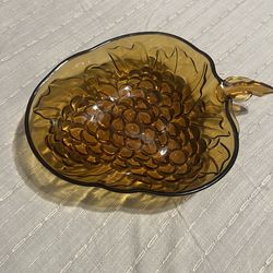 Indiana Glass Amber  fruit bowl