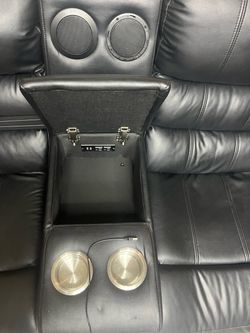 Leather couch