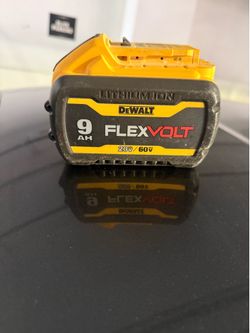 Dewalt 9ah 60v flexvolt battery