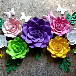 Flores de papel
